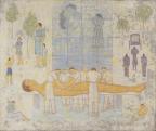 Mattis Teutsch János: Élet és halál, 1947, 80 x 95 cm, kazein-tempera, vászon, Rechnitzer János gyűjteménye